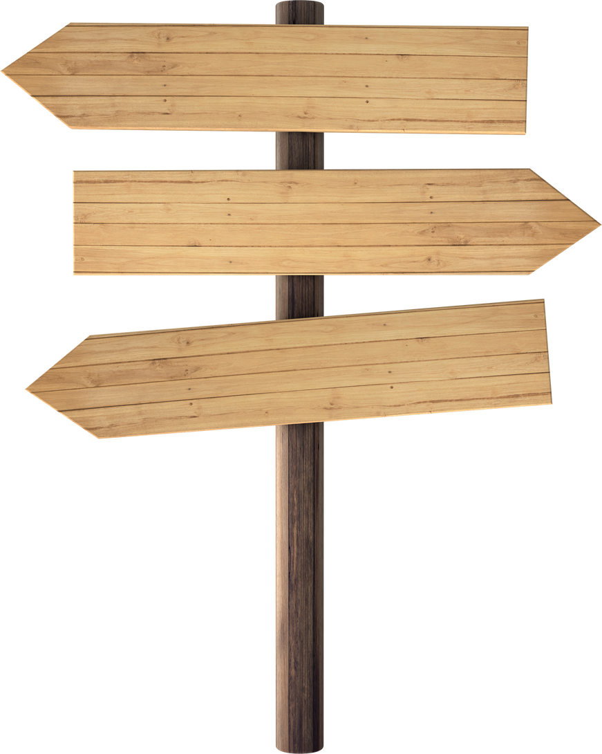 Wooden signs